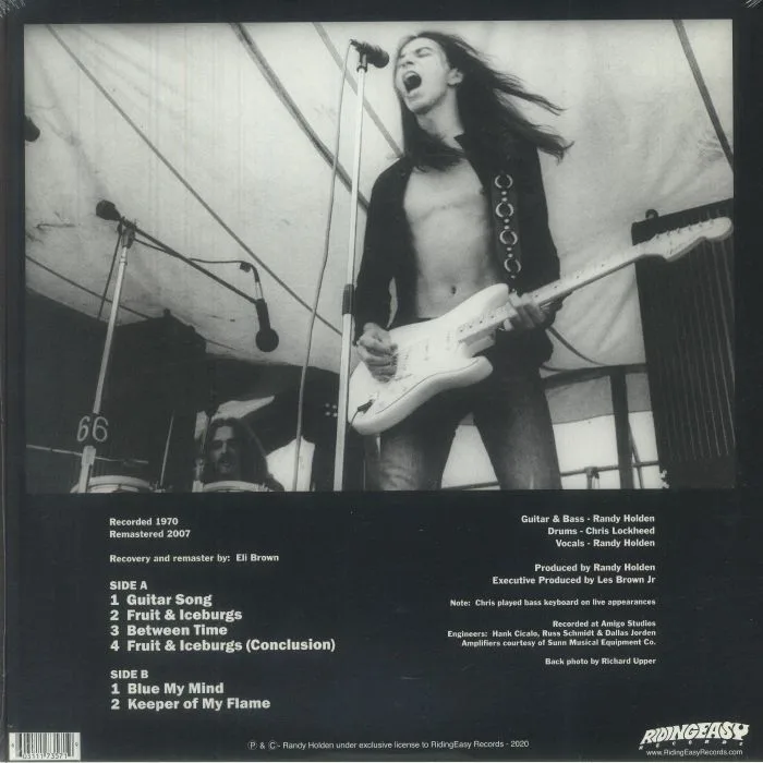 Back cover — Randy HOLDEN — Population II