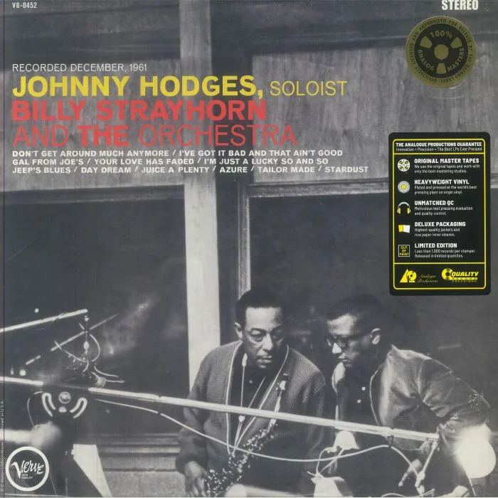 Johnny HODGES with BILLY STRAYHORN — Johnny Hodges With Billy Strayhorn (remastered)