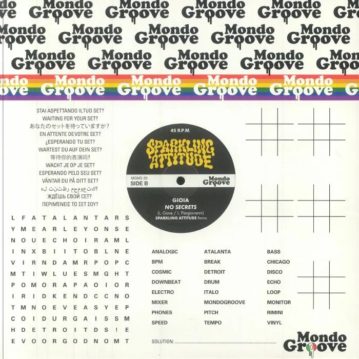 Back cover — LUNA & BLACK CONNECTION / GIOIA — Dance My Dance / No Secrets (Sparkling Attitude remixes)