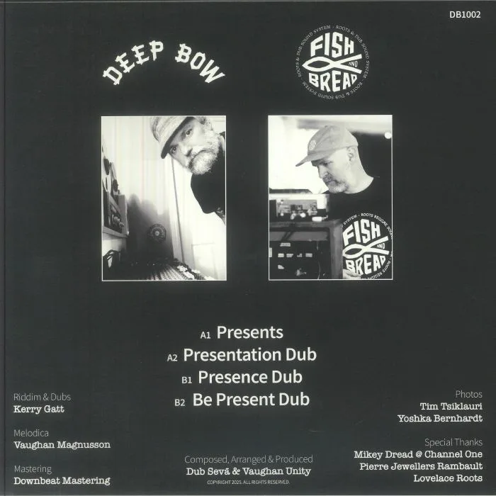 Back cover — DUB SEVA / FISH & BREAD — Presents