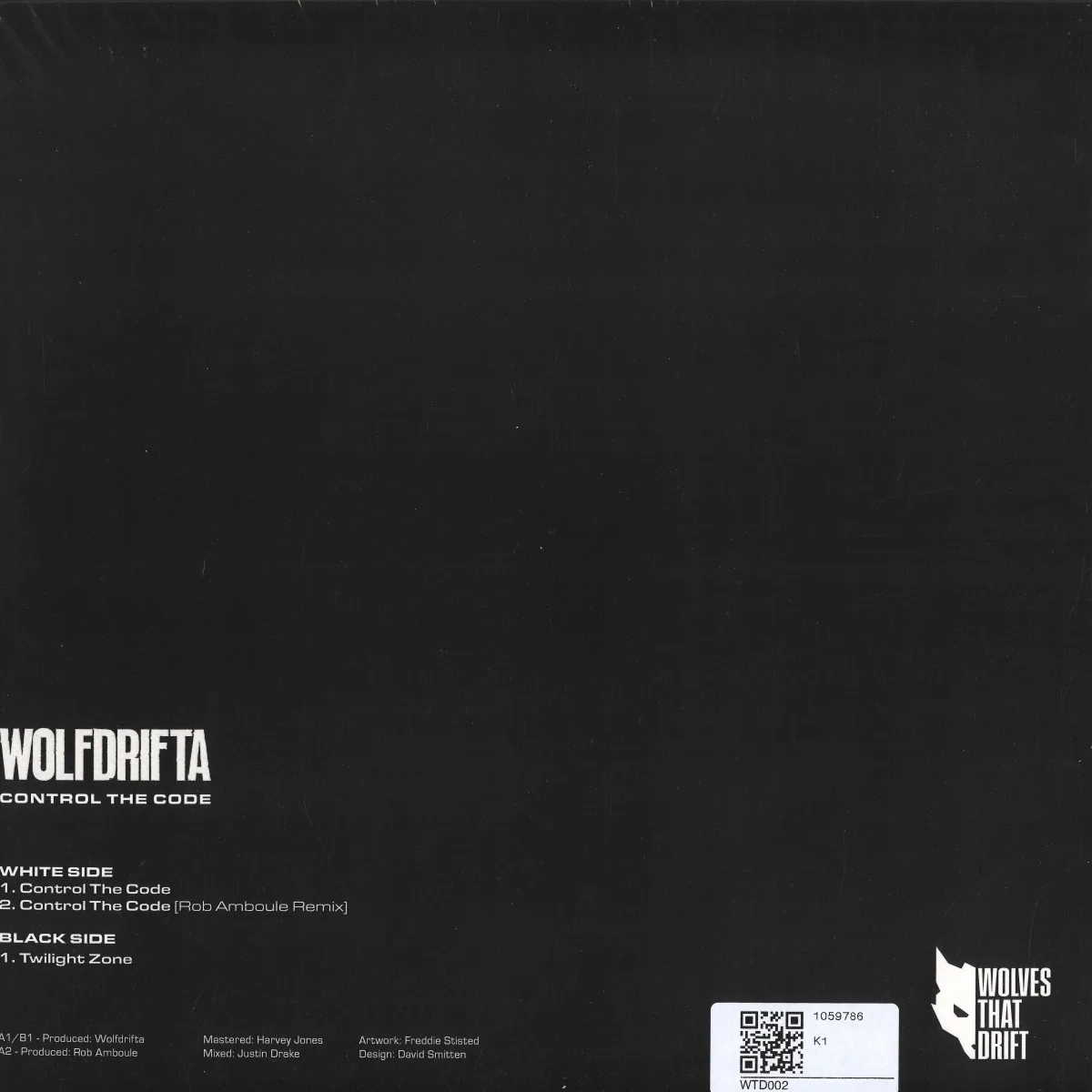 Обратная сторона обложки — Wolfdrifta — Control The Code - EP