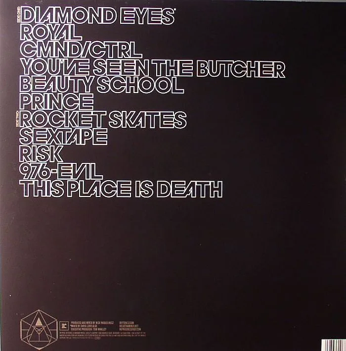 Back cover — DEFTONES — Diamond Eyes