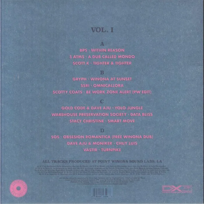 Back cover — VARIOUS — Point Winona Sound Library Vol 1