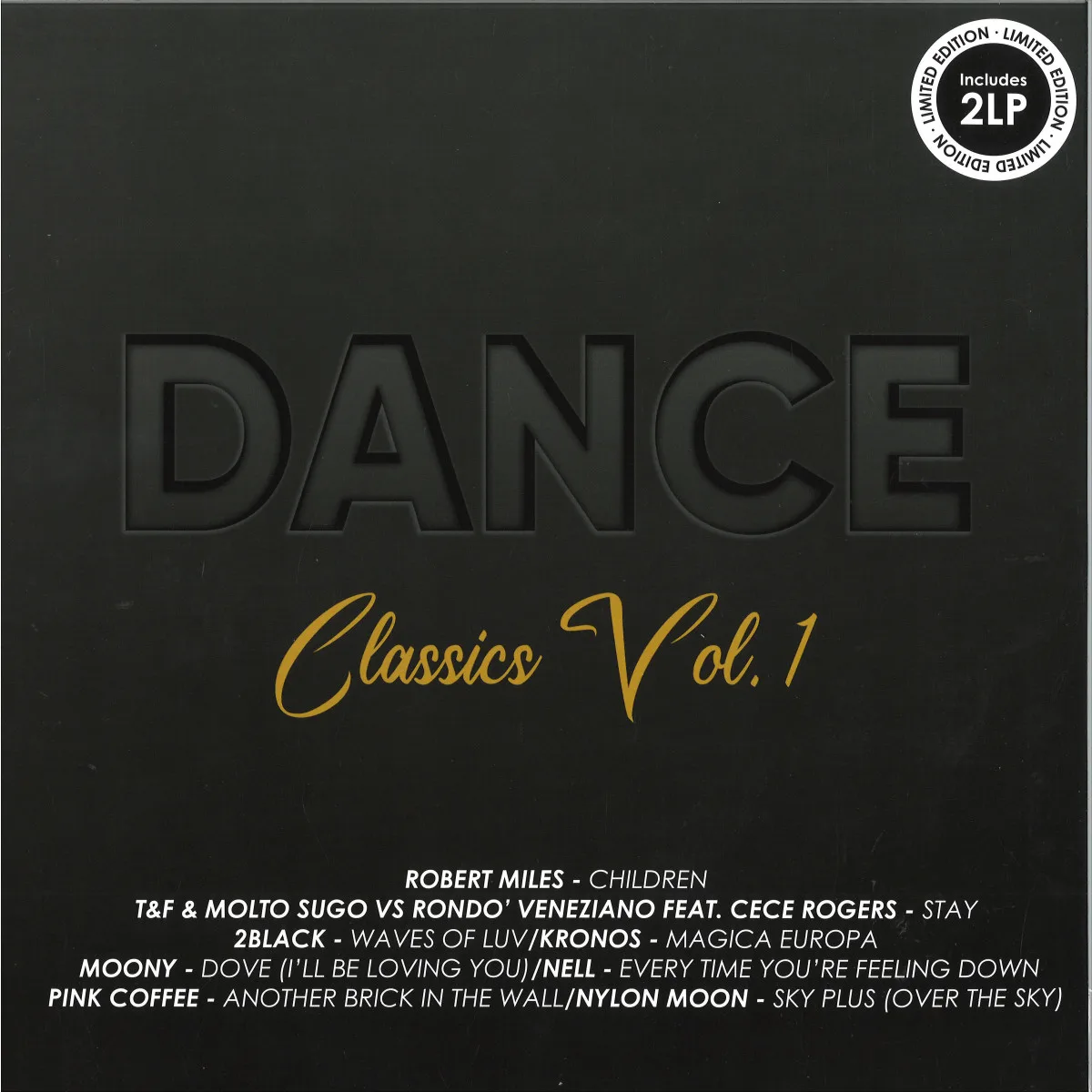 Various — DANCE CLASSICS VOL.1 LP 2x12"