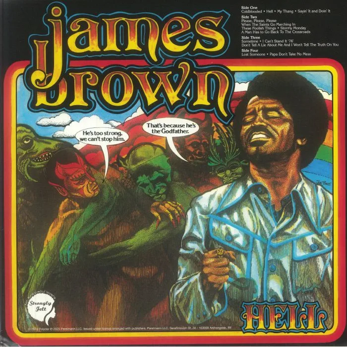 Обратная сторона обложки — James BROWN — Hell