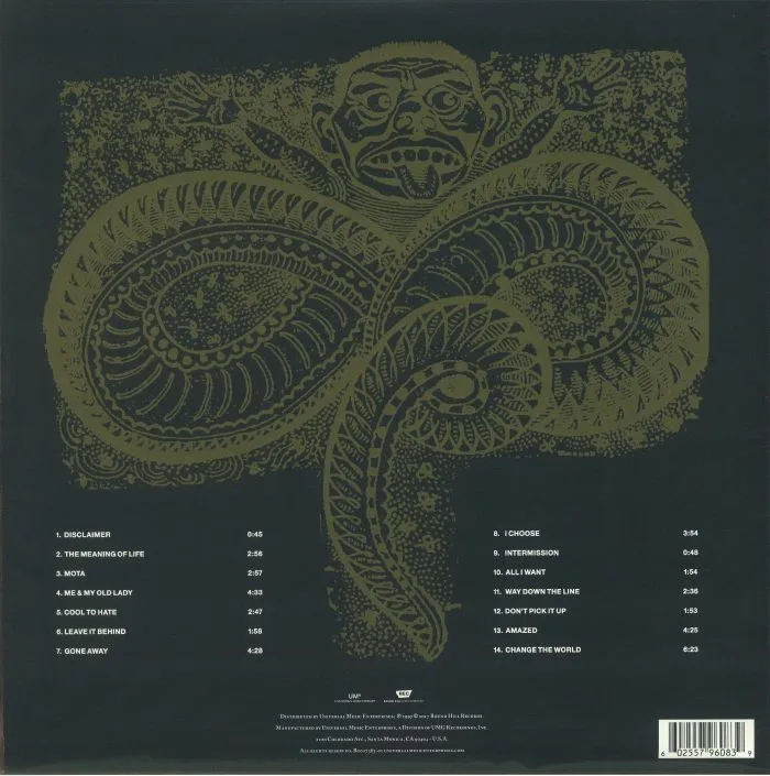 Back cover — The OFFSPRING — Ixnay On The Hombre (reissue)