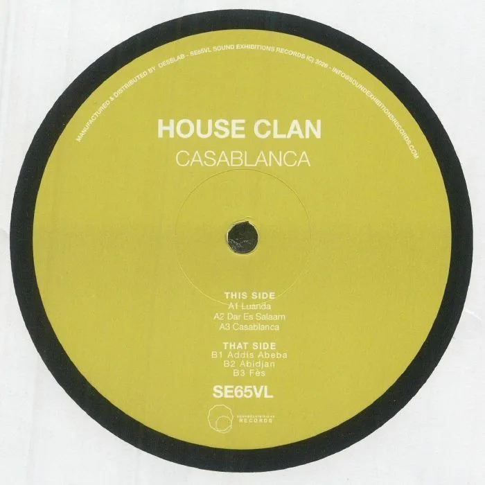 Front cover — HOUSE CLAN — Casablanca