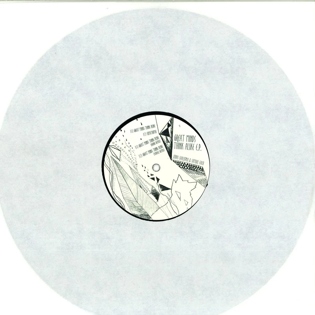Back cover — Jonas Saalbach&Samuel Fach — Great Minds Think Alike Ep