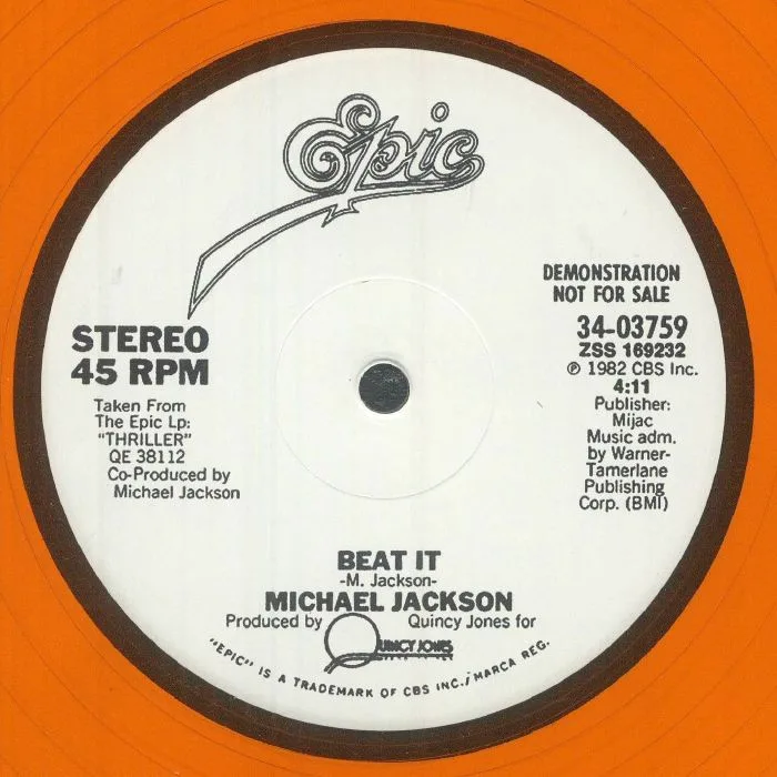 Front cover — Michael JACKSON — Beat It (reissue)