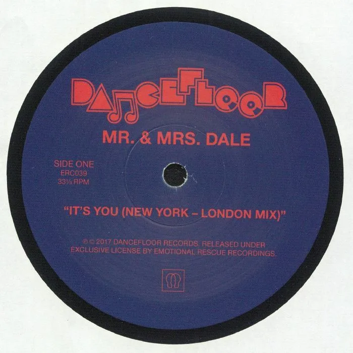 Лицевая сторона обложки — MR & MRS DALE — It's You (reissue)