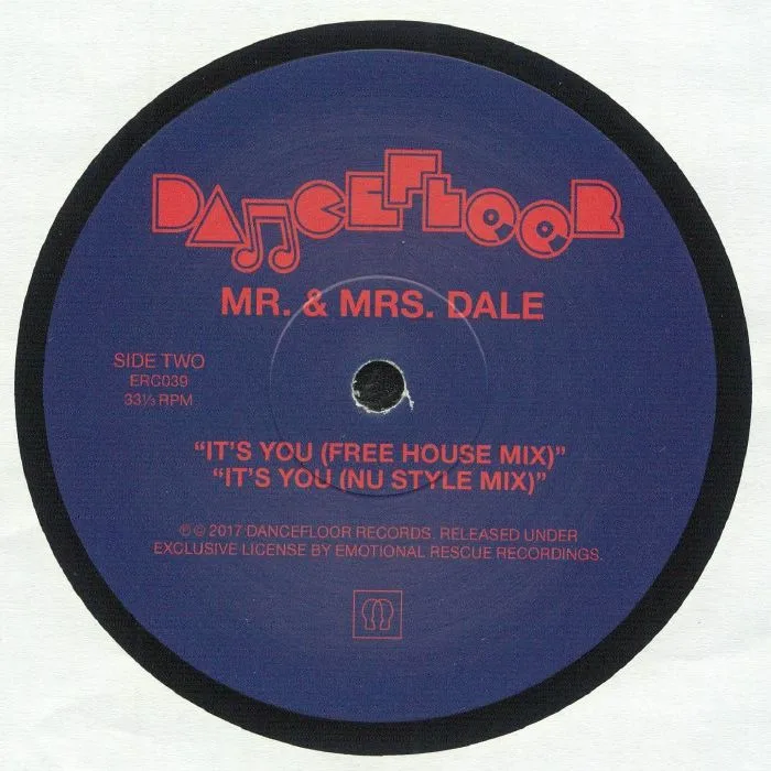 Обратная сторона обложки — MR & MRS DALE — It's You (reissue)