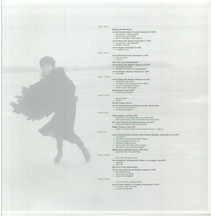 Обратная сторона обложки — Joni MITCHELL — Archives Vol 4: The Asylum Years 1976-1980