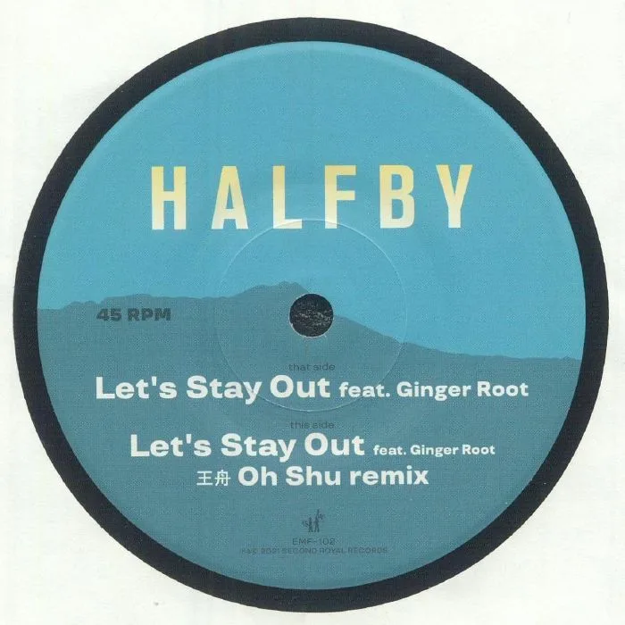 Back cover — HALFBY — Let's Stay Out (reissue)