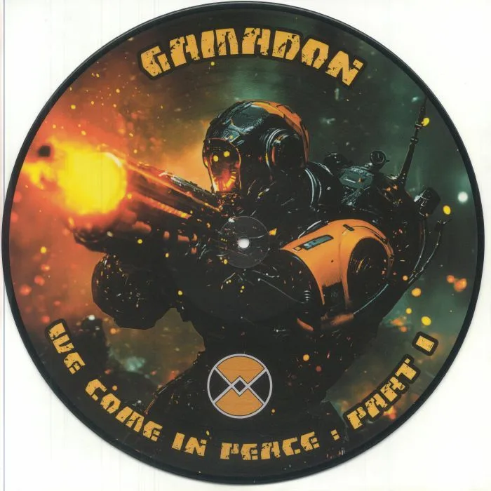 Front cover — GAMADON — We Come In Peace Part I: Cyborg Samba