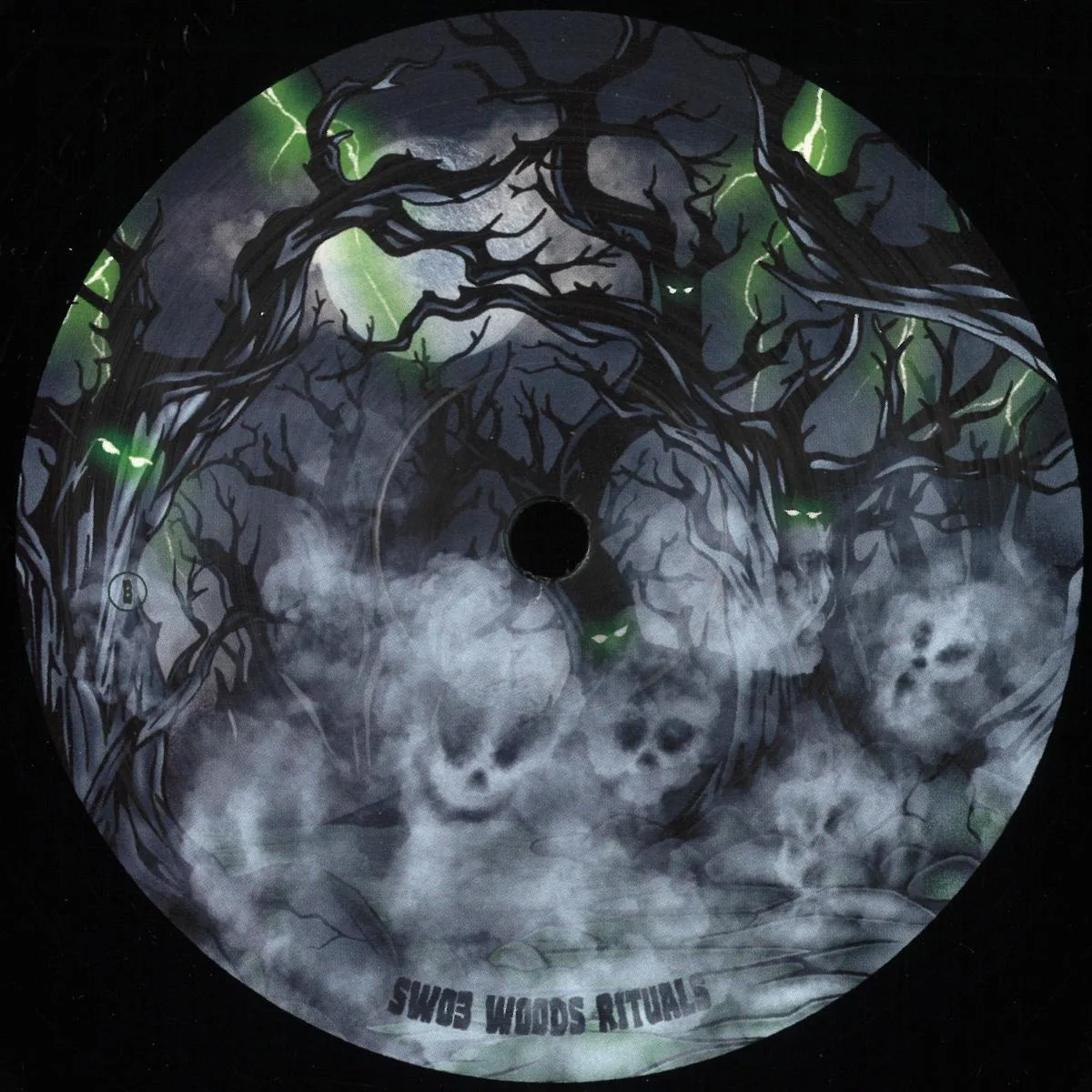Front cover — Lazer Man/R.e.s.s — Woods Ritual