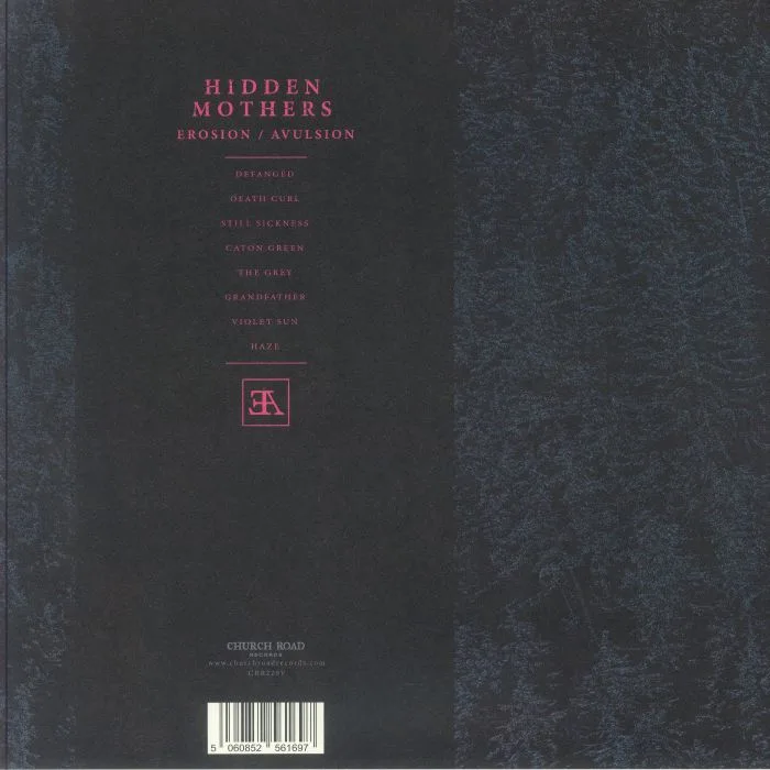 Обратная сторона обложки — HIDDEN MOTHERS — Erosion / Avulsion