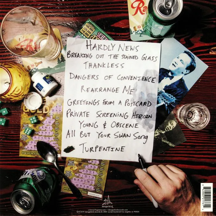 Back cover — CRIMINAL HYGIENE — Run It Again