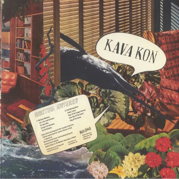 Back cover — KAVA KON — Maritime Mysteries