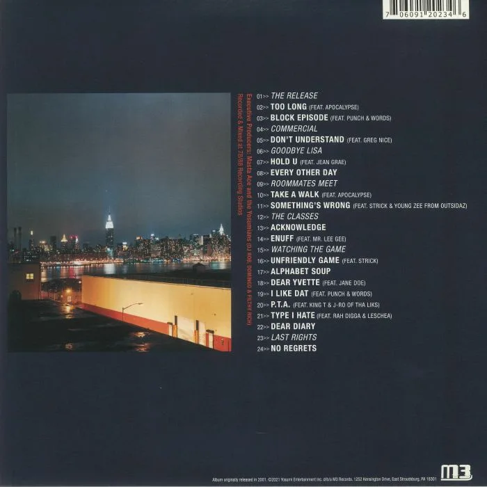 Back cover — MASTA ACE — Disposable Arts
