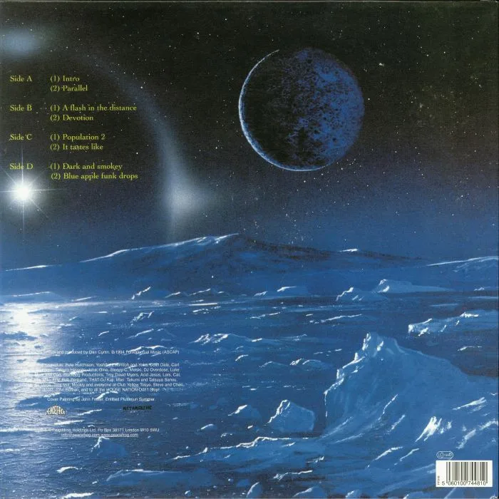 Back cover — Dan CURTIN — The Silicon Dawn (reissue)