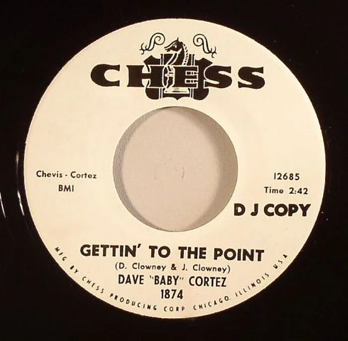 Front cover — Dave Baby CORTEZ — Gettin' To The Point