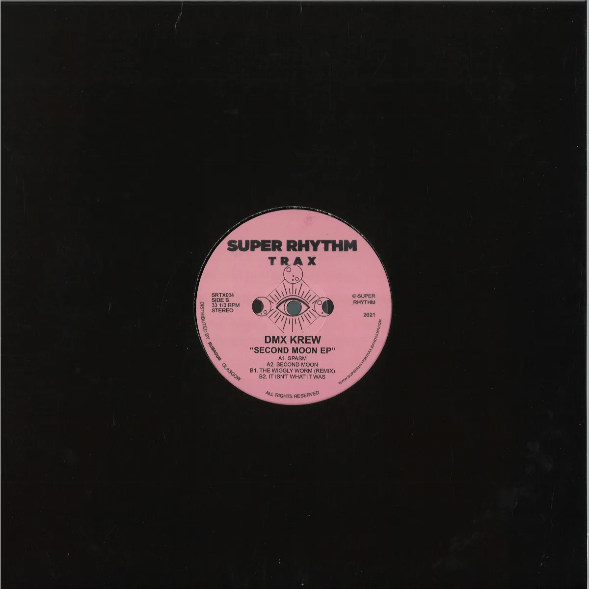Back cover — Dmx Krew — Second Moon EP