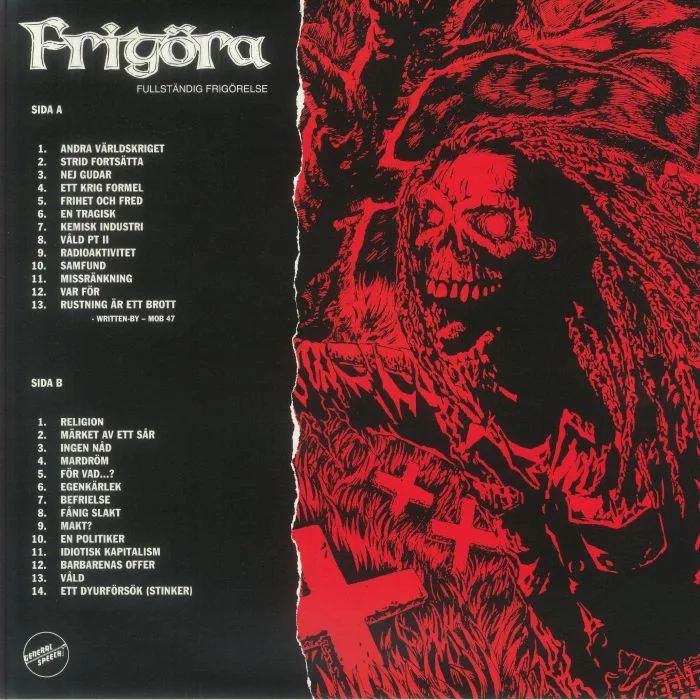 Обратная сторона обложки — FRIGORA — Fullstandig Frigorelse