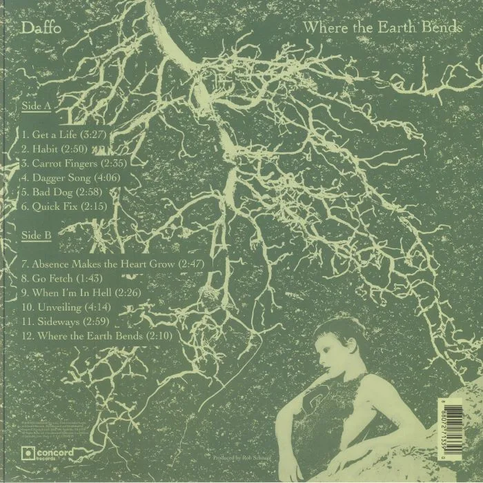 Back cover — DAFFO — Where The Earth Bends