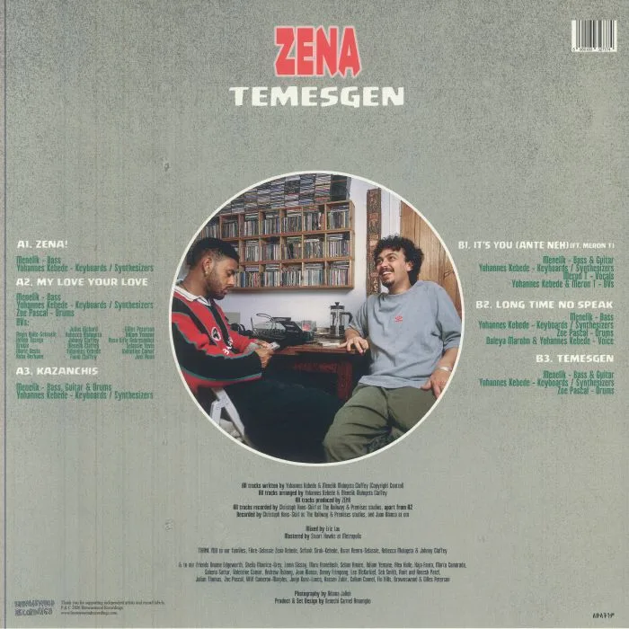 Обратная сторона обложки — ZENA — Temesgen
