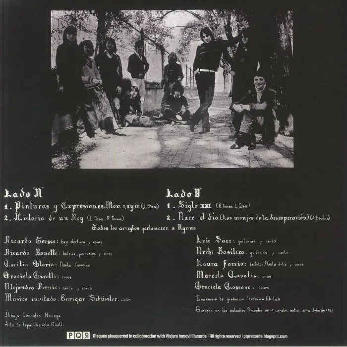 Back cover — AGNUS — Pinturas Y Expresiones (remastered)