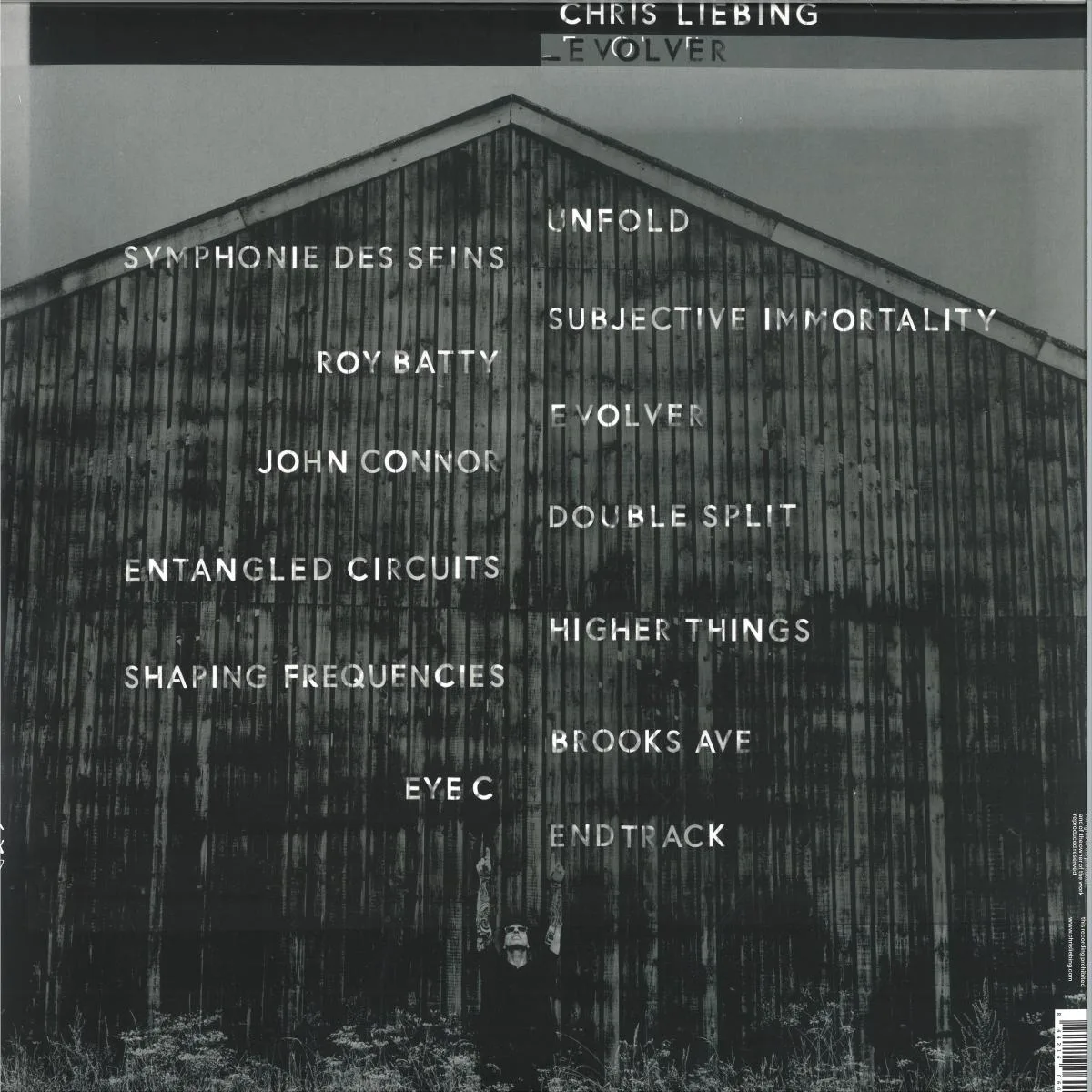 Обратная сторона обложки — Chris Liebing — Evolver LP 2x12"