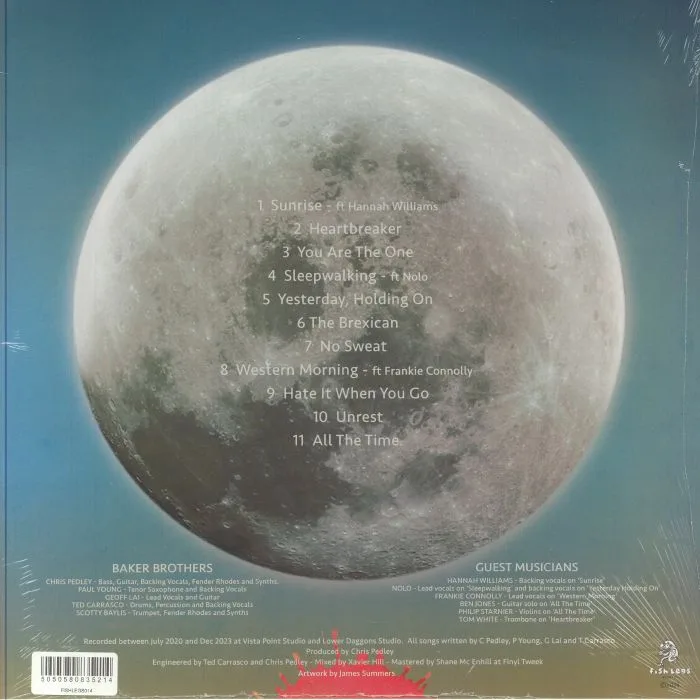 Back cover — BAKER BROTHERS — The Next Last Party