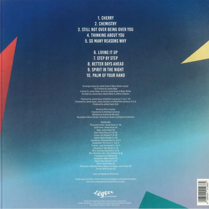 Back cover — James SAYER — Creation
