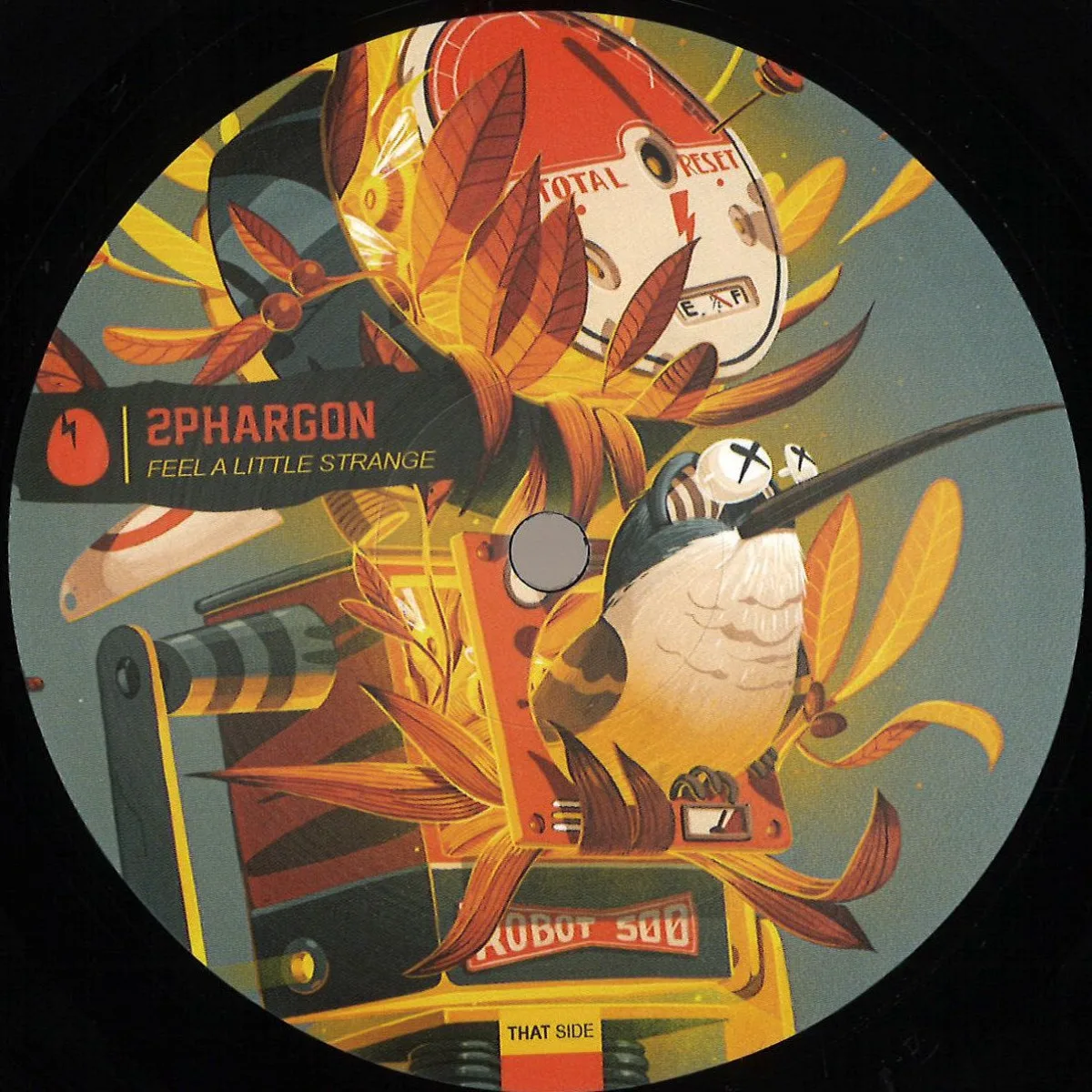 Лицевая сторона обложки — 2Phargon — Feel A Little Strange