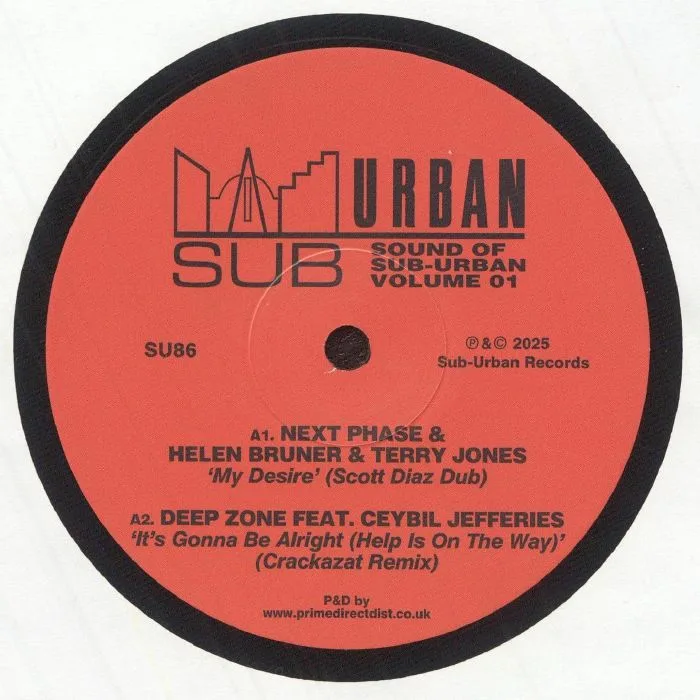 Front cover — NEXT PHASE / HELEN BRUNER / TERRY JONES / DEEP ZONE / 10TH STREET ASSEMBLY / KEY TO LIFE — The Sound Of Sub Urban Vol 1