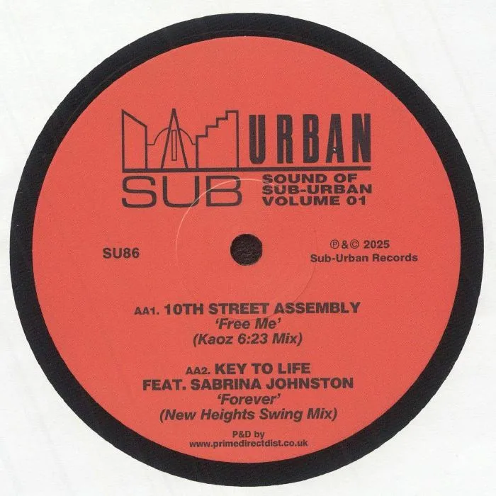 Back cover — NEXT PHASE / HELEN BRUNER / TERRY JONES / DEEP ZONE / 10TH STREET ASSEMBLY / KEY TO LIFE — The Sound Of Sub Urban Vol 1