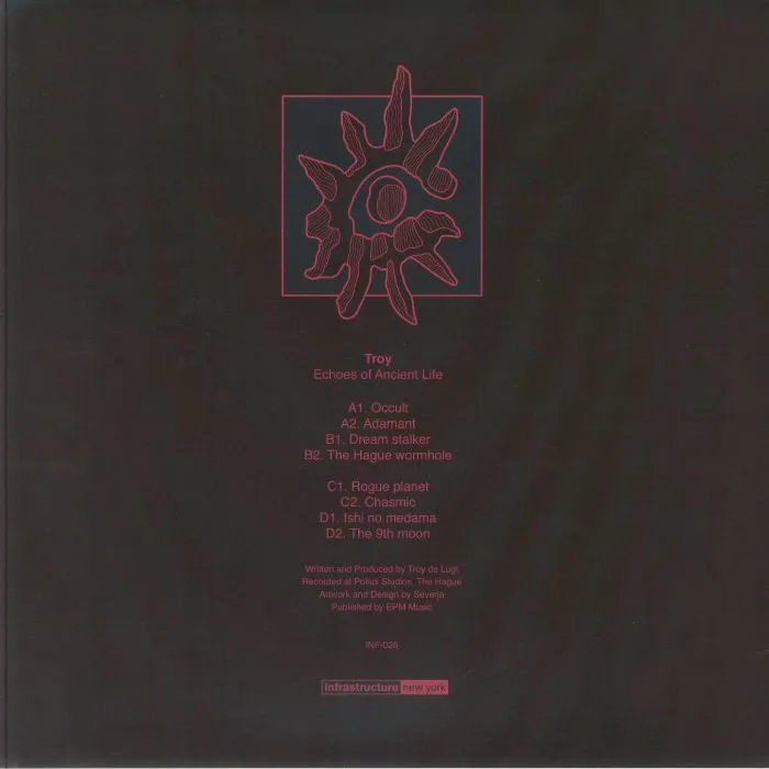 Back cover — TROY — Echoes Of Ancient Life
