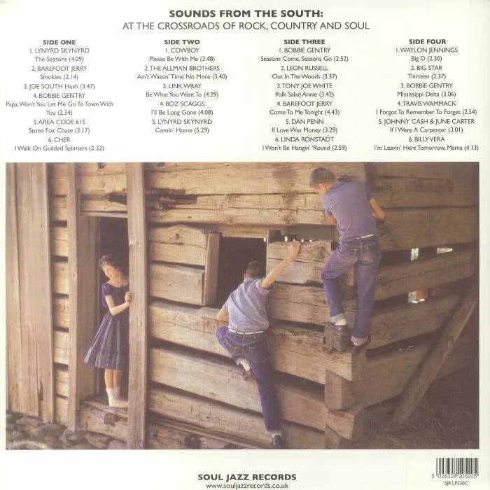 Обратная сторона обложки — VARIOUS — Delta Swamp Rock Sounds From The South: At The Crossroads Of Rock Country & Soul