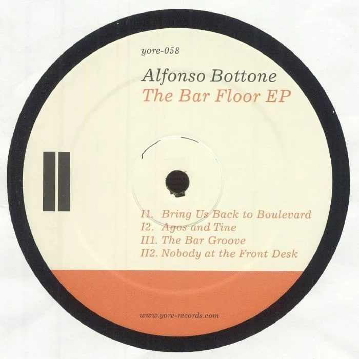 Back cover — Alfonso BOTTONE — The Bar Floor EP
