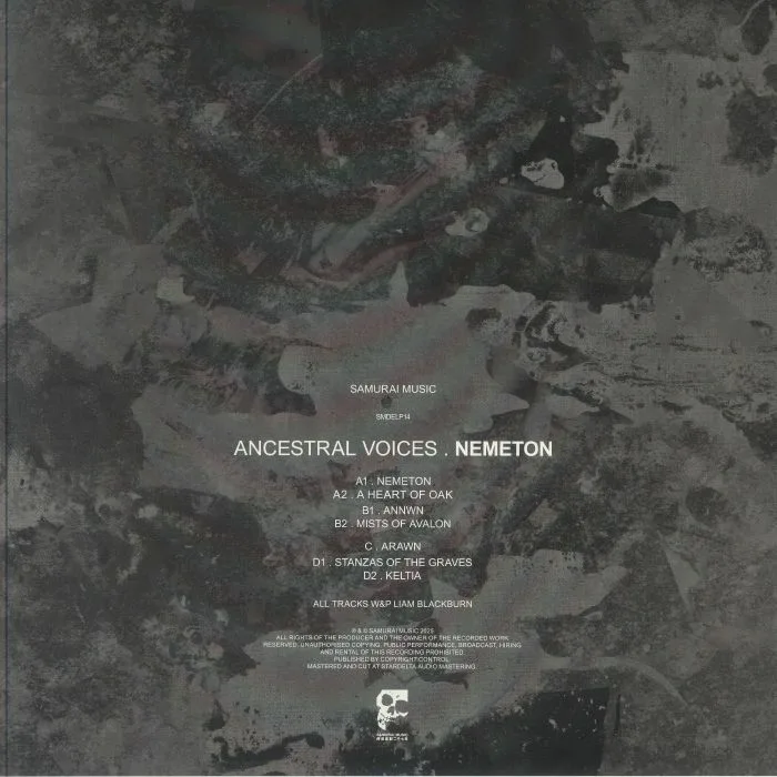 Back cover — ANCESTRAL VOICES — Nemeton (B-STOCK)