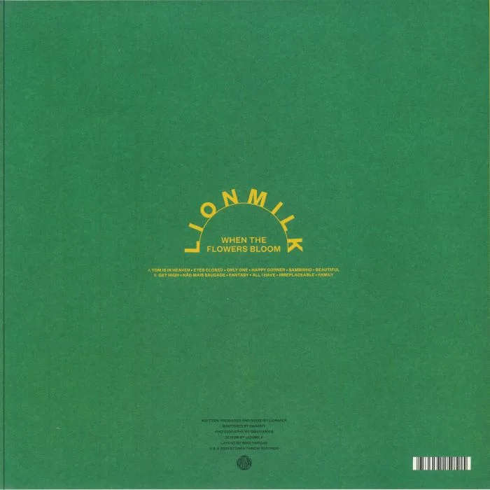 Back cover — LIONMILK — When The Flowers Bloom