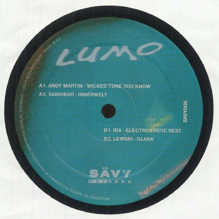 Front cover — Andy MARTIN / SANSIBAR / IDA / LEWSKI — Lumo