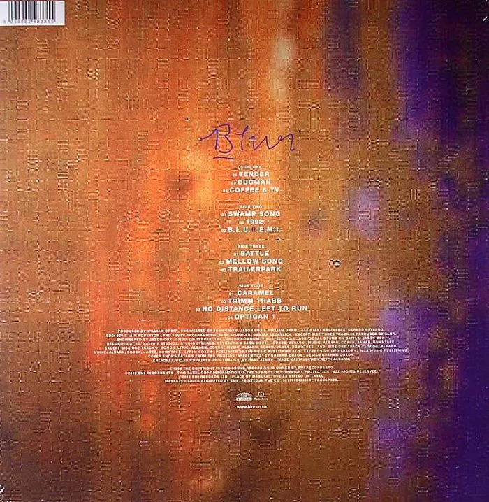 Back cover — BLUR — 13