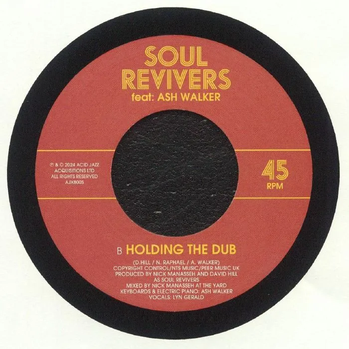 Обратная сторона обложки — SOUL REVIVERS feat ASH WALKER — Holding It Down