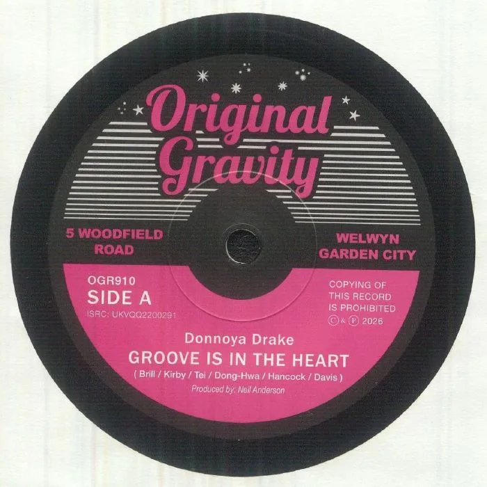 Front cover — Donnoya DRAKE — Groove Is In The Heart