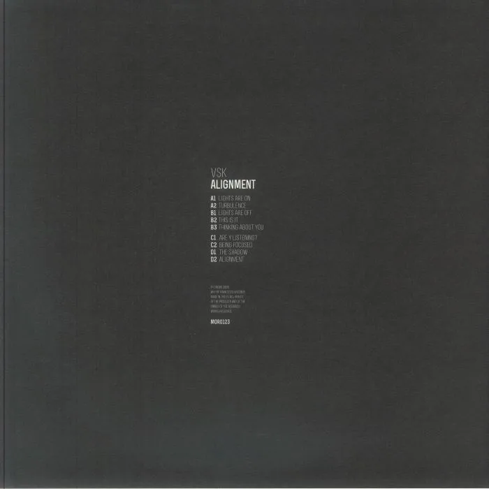 Back cover — VSK — Alignment
