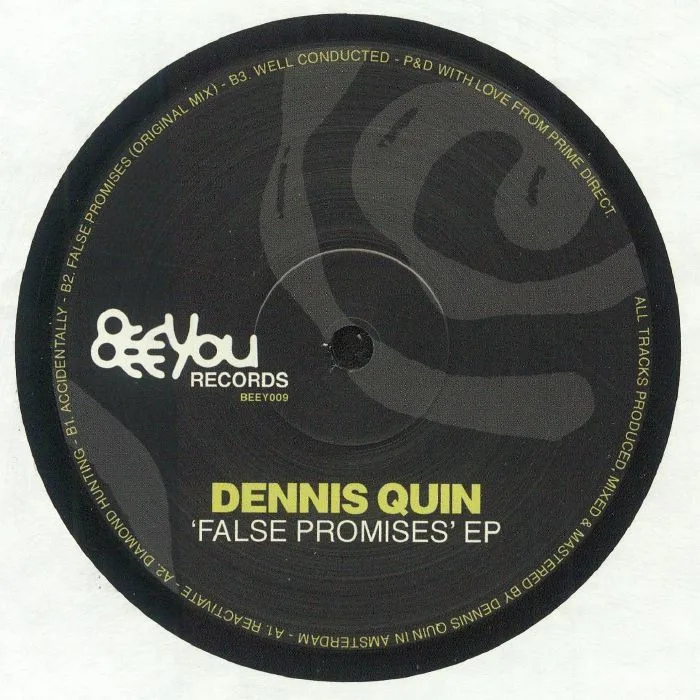 Front cover — Dennis QUIN — False Promises EP