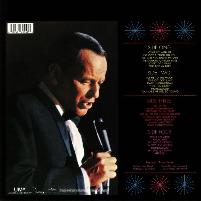Обратная сторона обложки — Frank SINATRA — Sinatra At The Sands