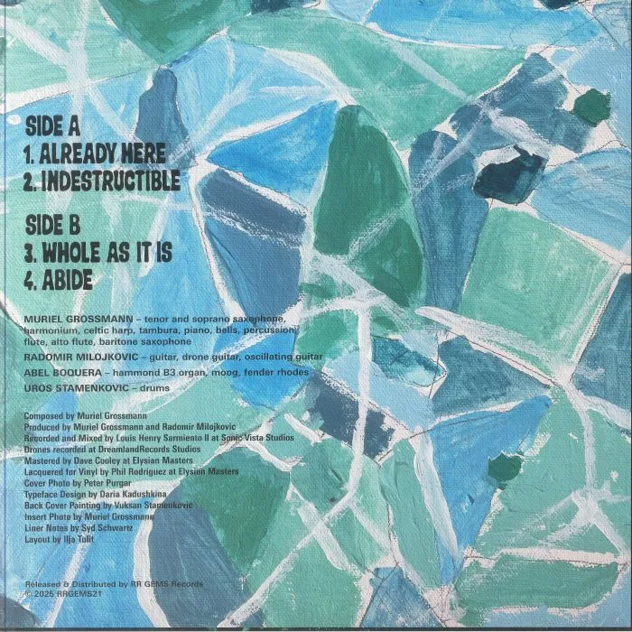 Back cover — Muriel GROSSMANN — Breakthrough