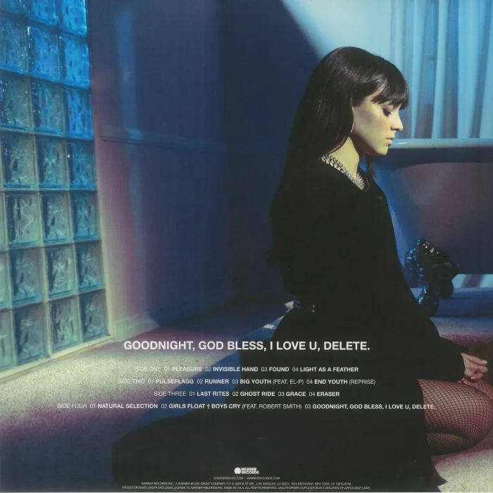 Back cover — CROSSES — Goodnight God Bless I Love U Delete